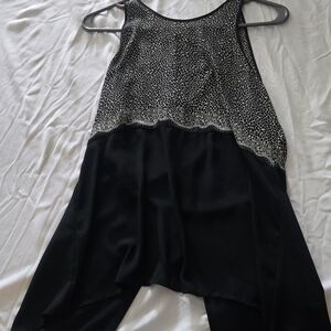BCBG Black and White Camisole